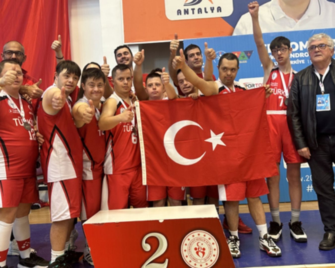 Nationals with Down Syndrome came second